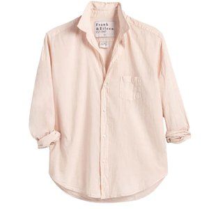 Frank & Eileen Button Up Pink Linen Shirt